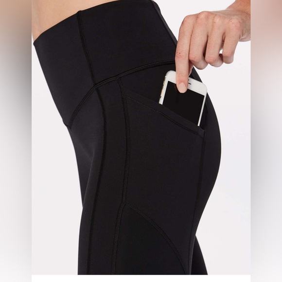 Lululemon All The Right Places Crop II *23"-Black - Picture 3 of 12